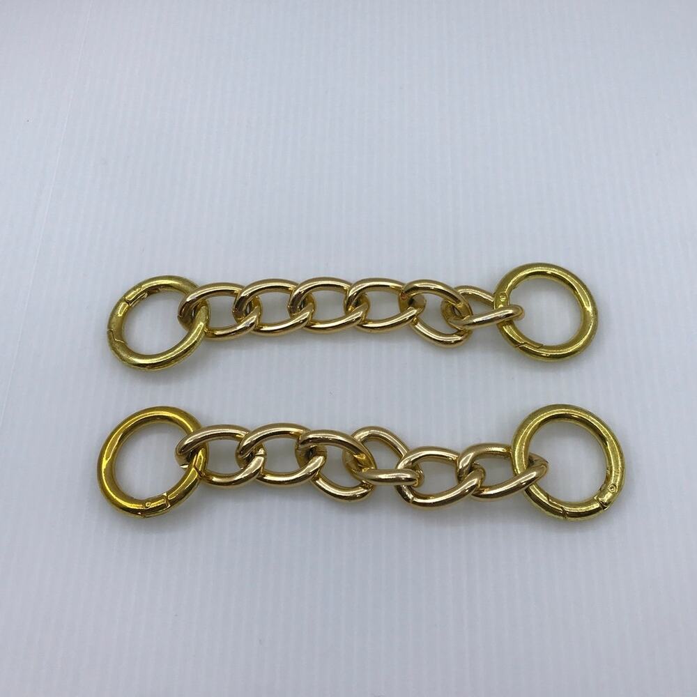 Retired MICHE Bag Gold-Tone Chain Handle Extensions & Rings Hardware